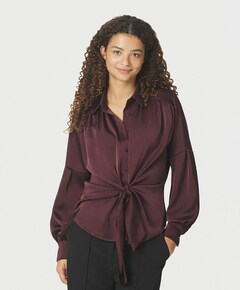 Dames blouse bordeaux