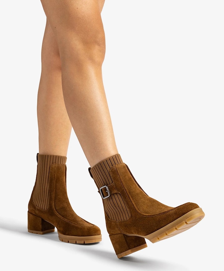 Jana enkellaarzen bruin