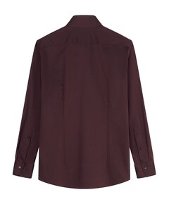 Heren overhemd extra lange mouw bordeaux