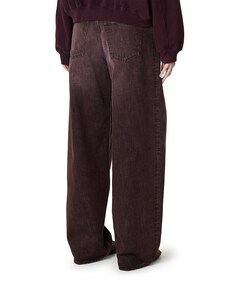83/PERL62 dames jeans bordeaux