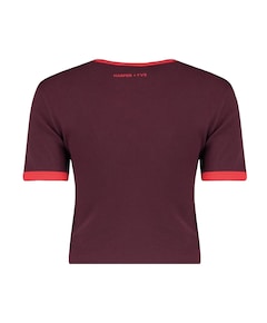 Dames T-shirt bordeaux