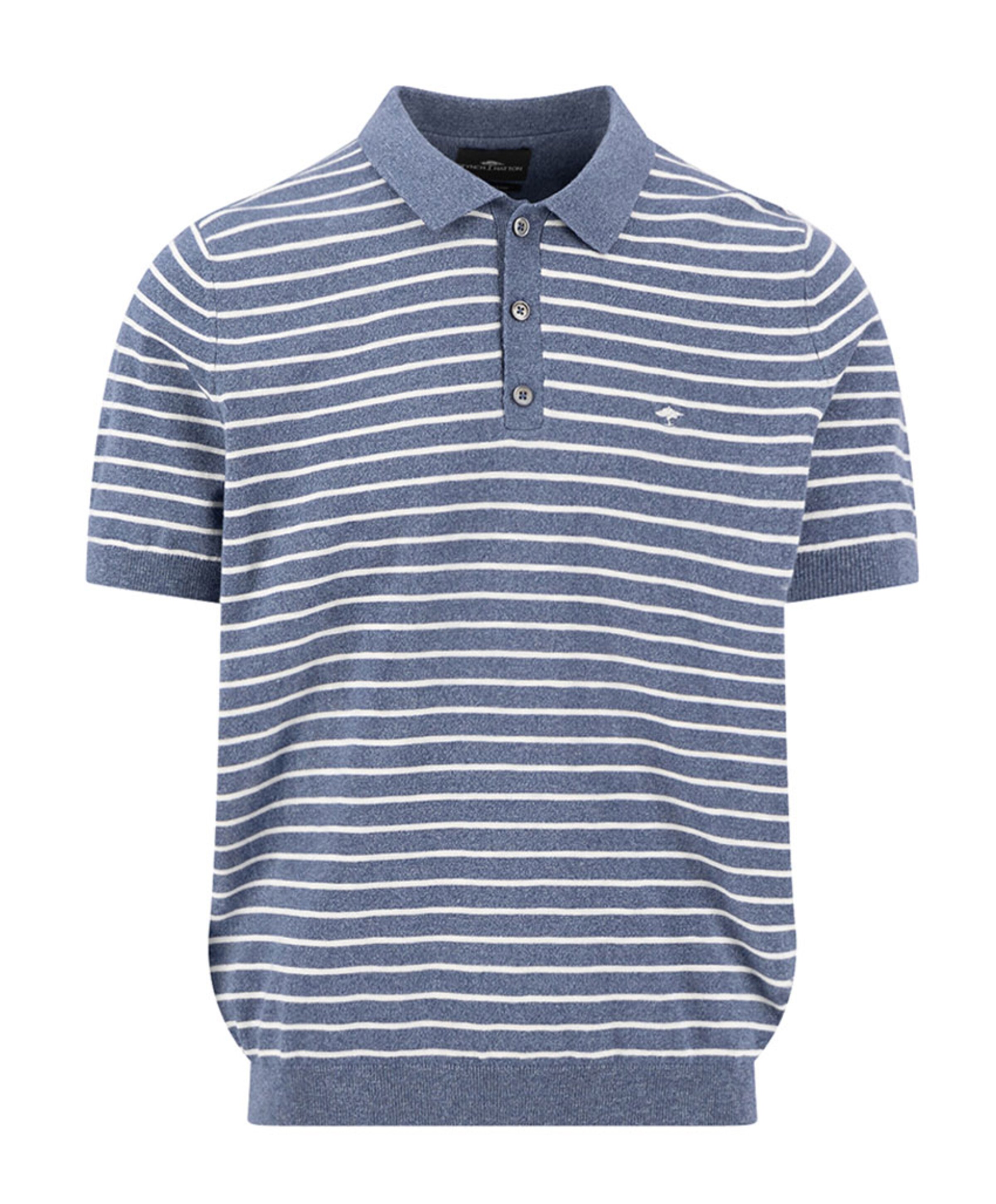 Heren polo blauw