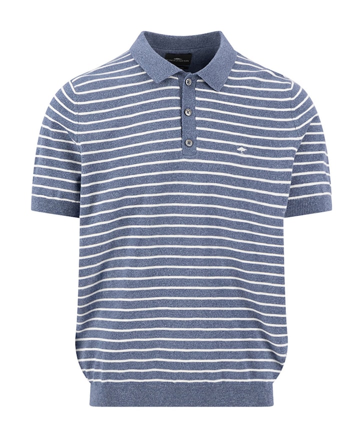 Heren polo blauw