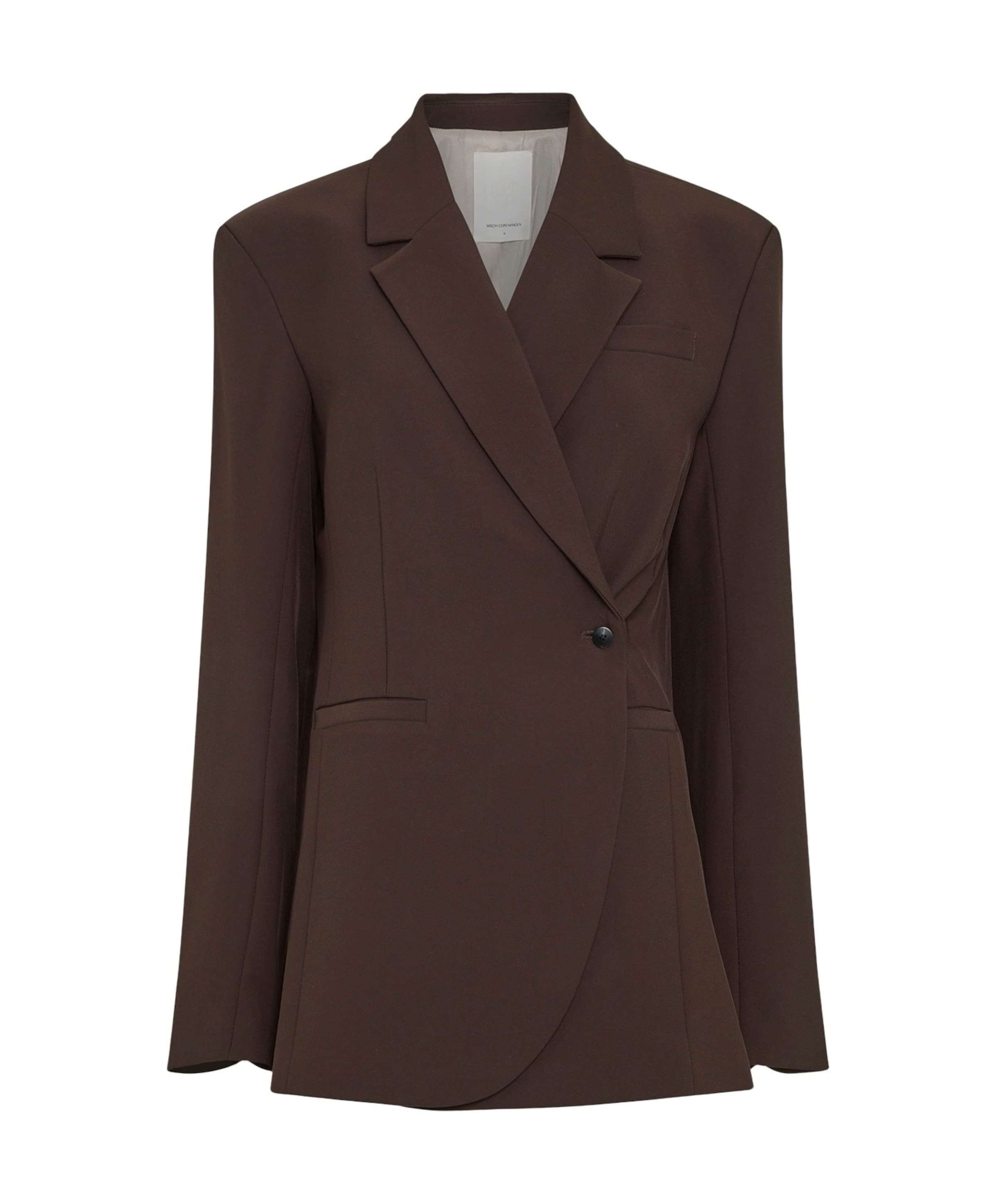 Dames blazer bruin