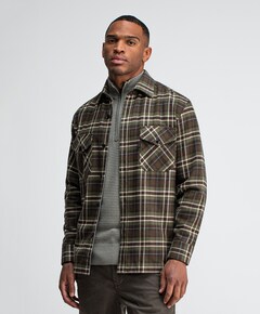 Heren overshirt groen