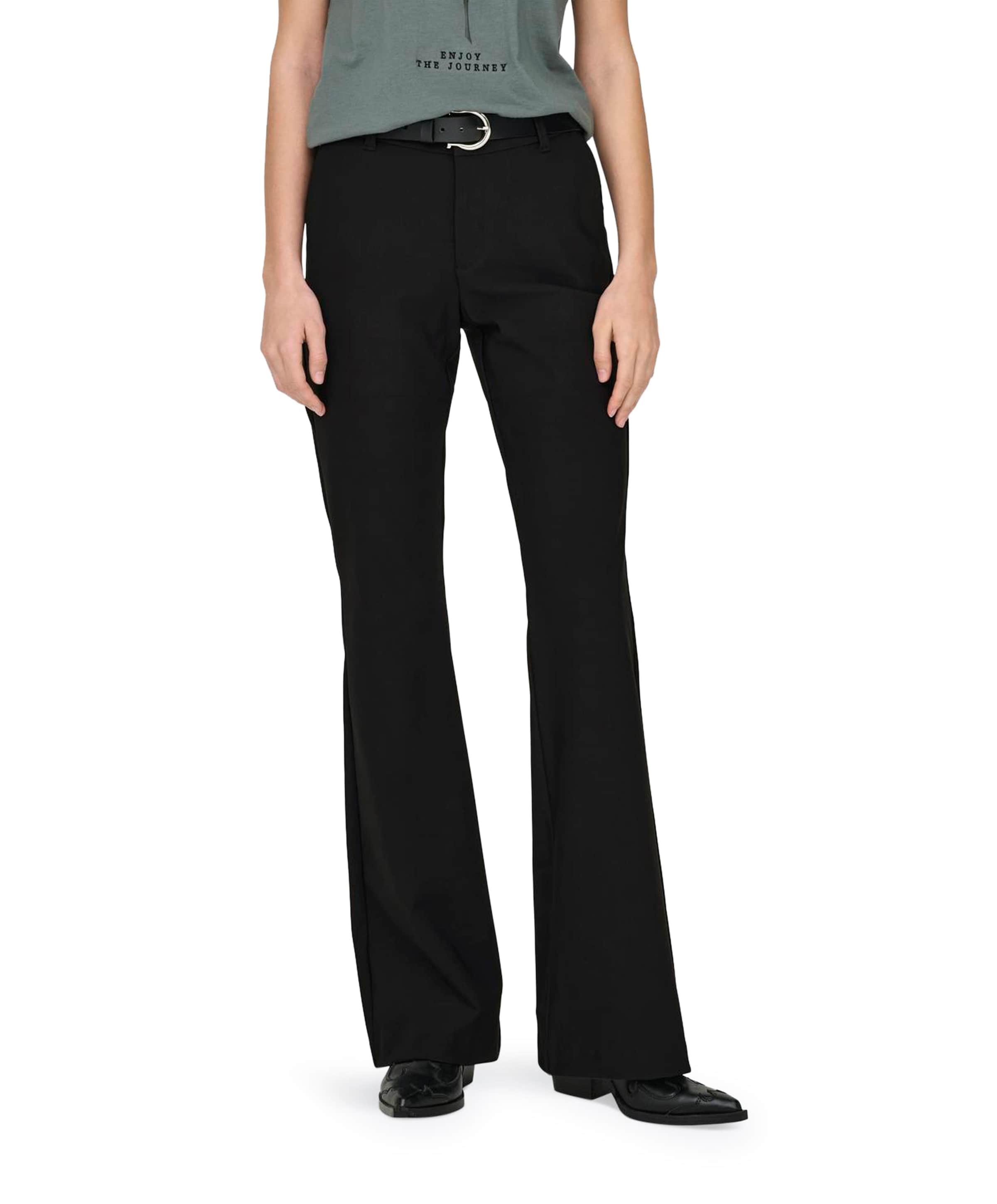 ONLTRAVEL MW FLARED PANT TLR dames broek zwart