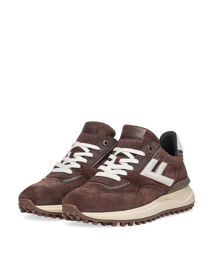 heren sneakers bruin