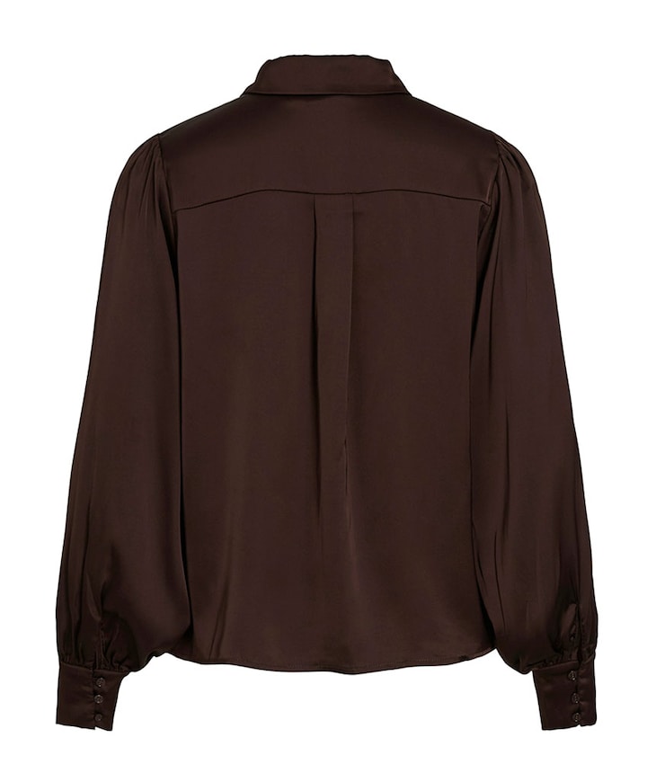 Dames blouse bruin
