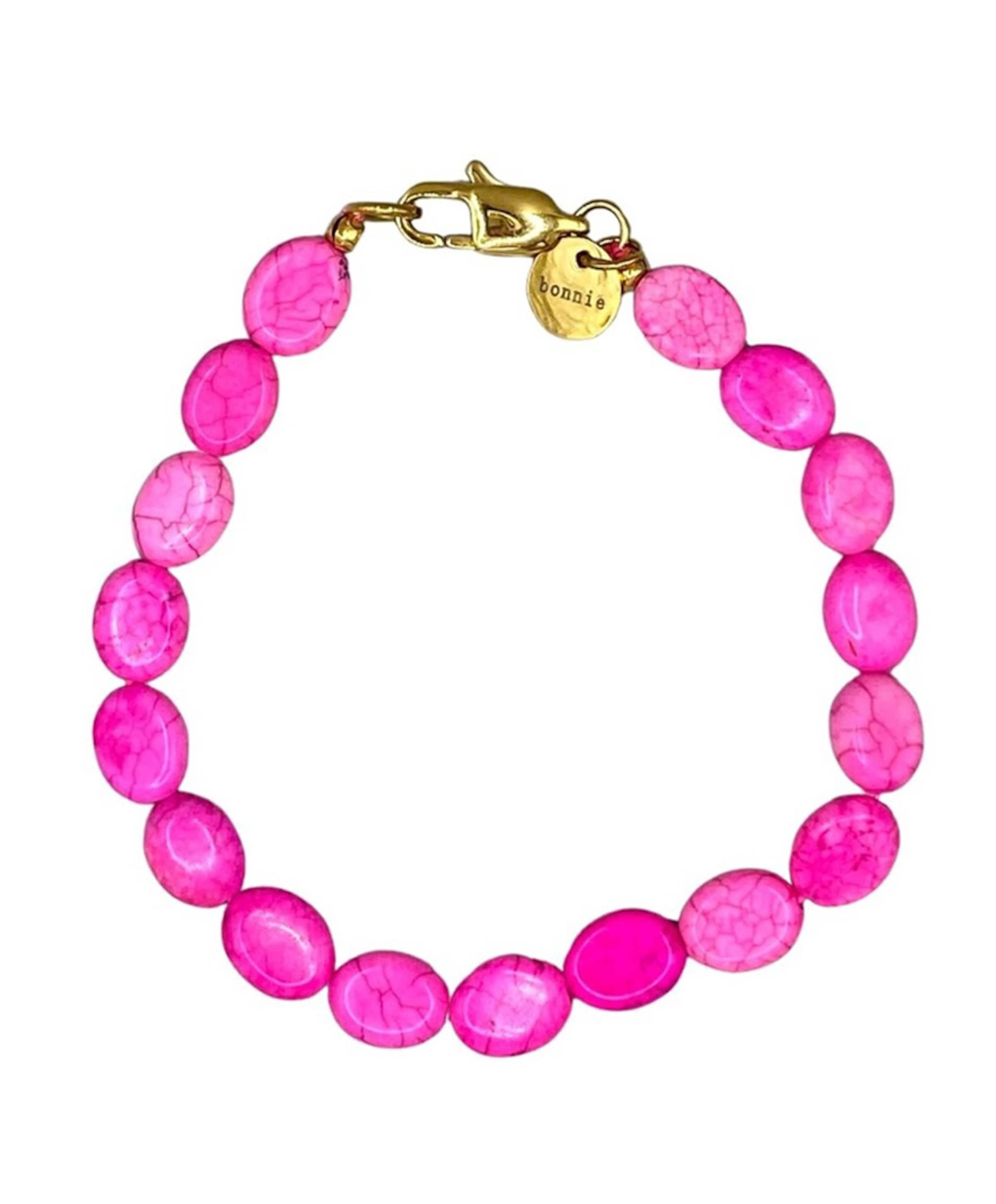 Dames armband roze