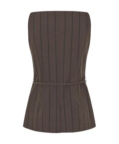 Dames gilet bruin