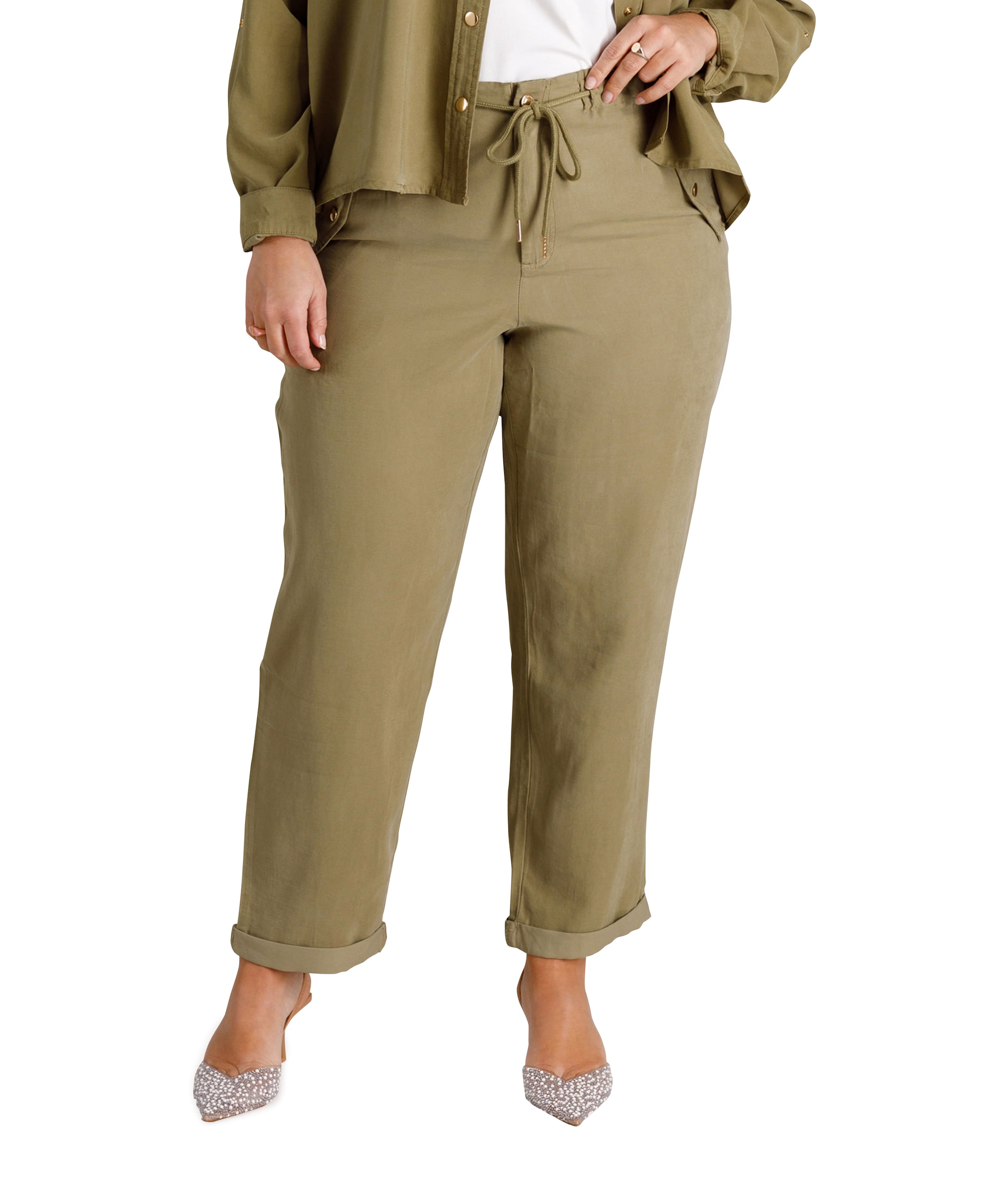 Jovana dames broek groen