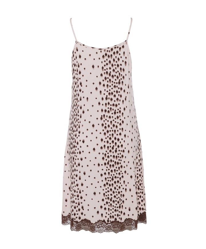 Dames nachthemd beige