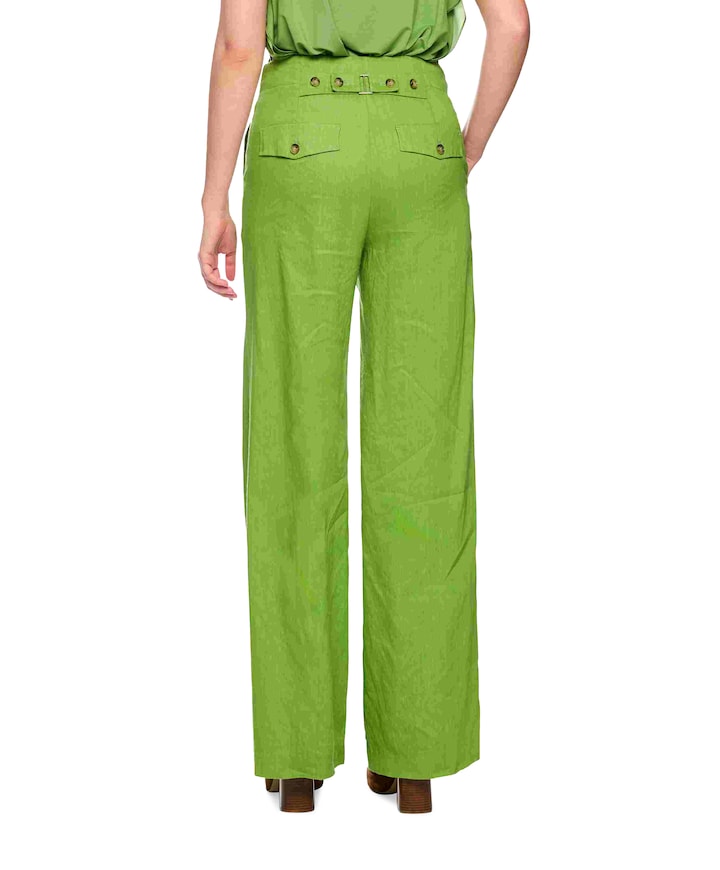 WAUKEE dames pantalon groen