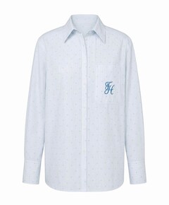 Dames blouse blauw