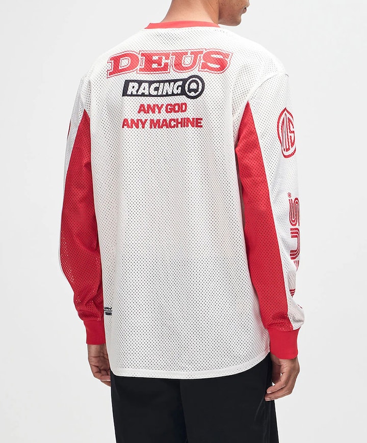 Heren longsleeve wit