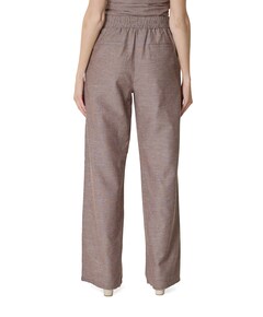 JihoCC Stripe LL Pant dames broek bruin