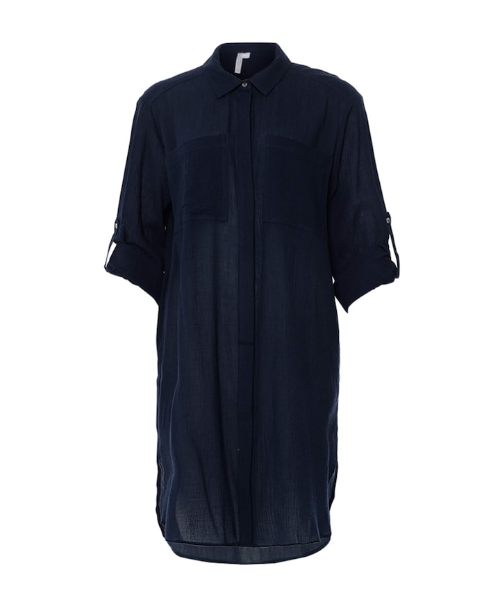 Dames jurk blauw