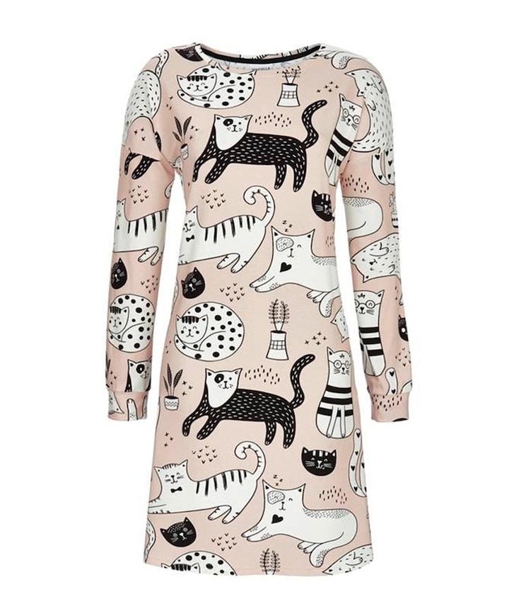 Dames nachthemd roze