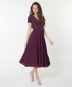 Dames jurk bordeaux
