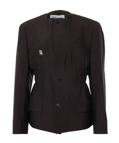 Dames blazer bruin