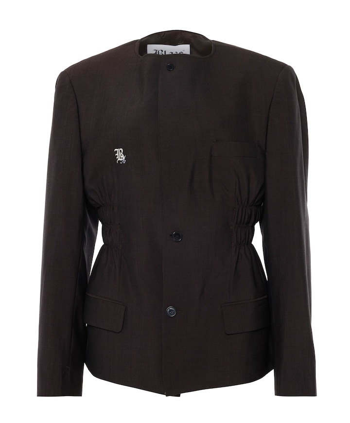 Dames blazer bruin