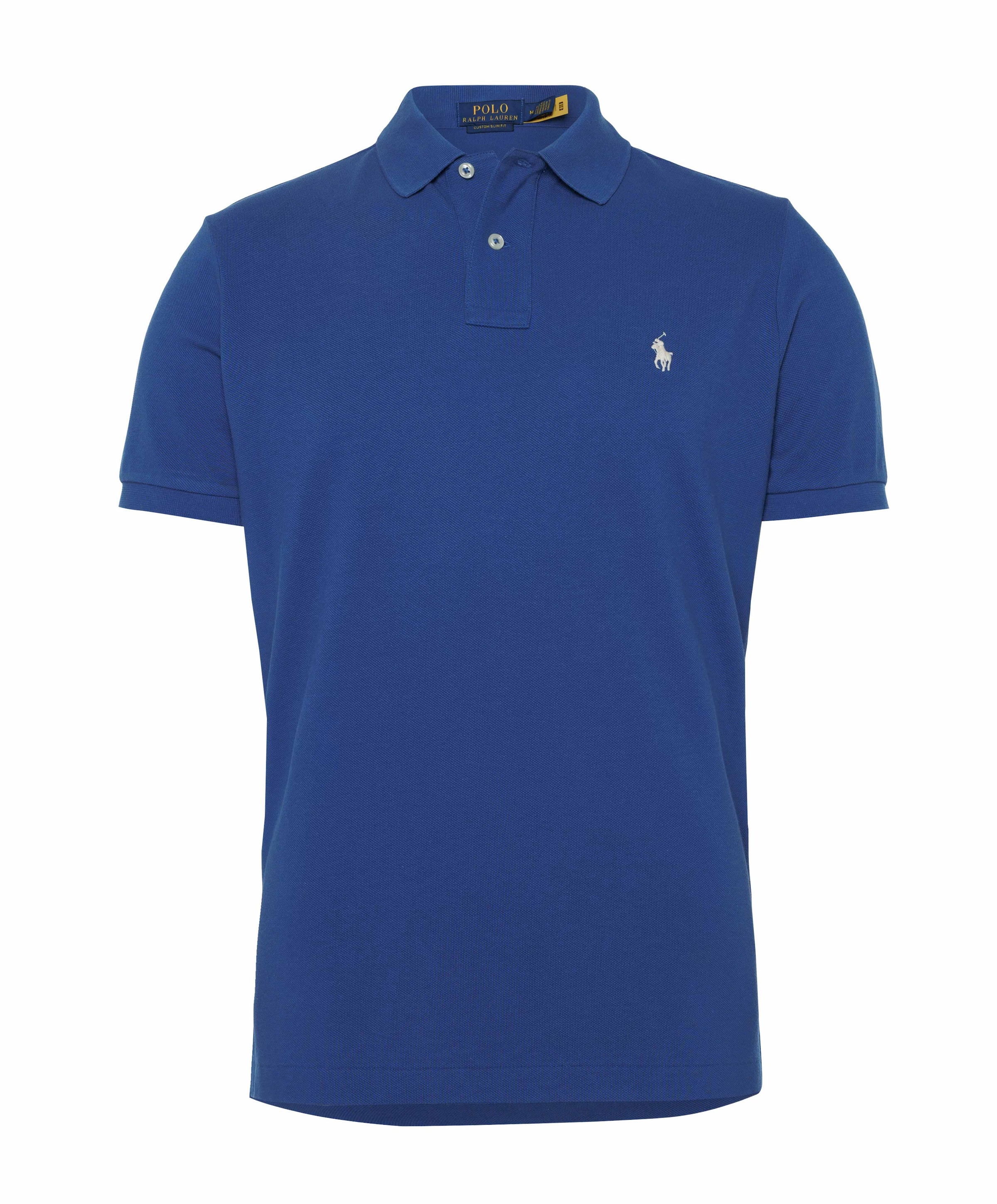 Heren polo blauw