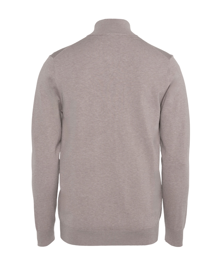 Heren trui met rits roze