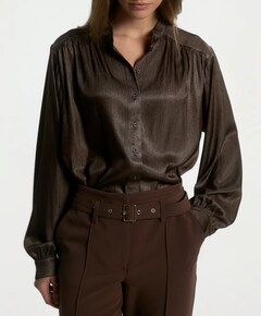 Dames blouse bruin