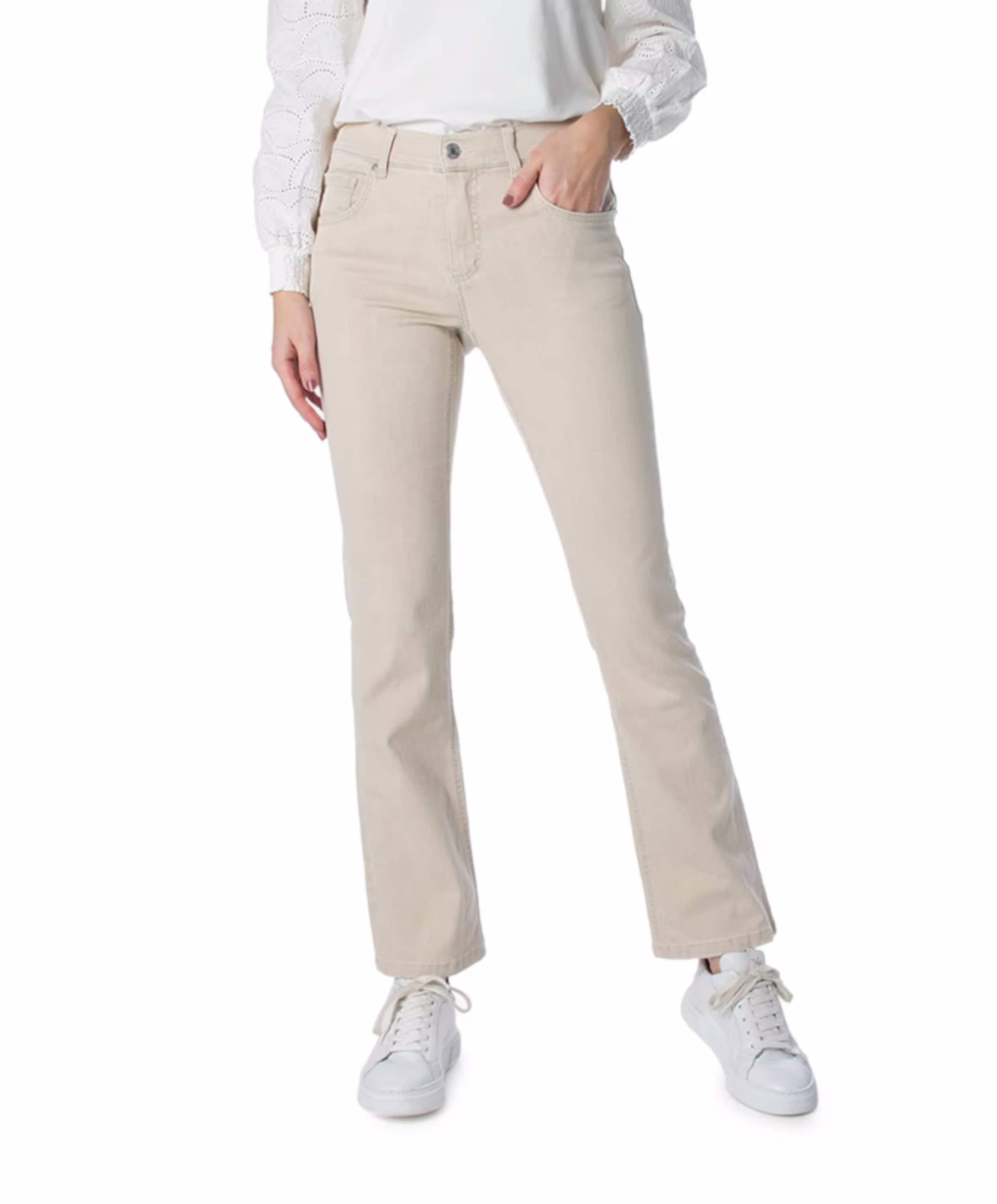 Leni dames jeans beige