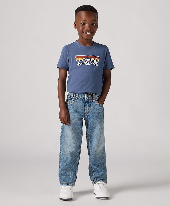 Stay loose taper jeans jongens jeans blauw