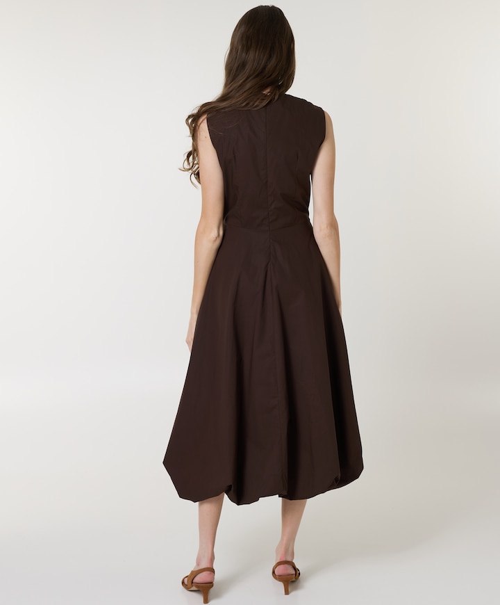 Dames jurk bruin