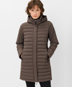 Dames jas bruin