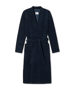 Heren ochtendjas blauw