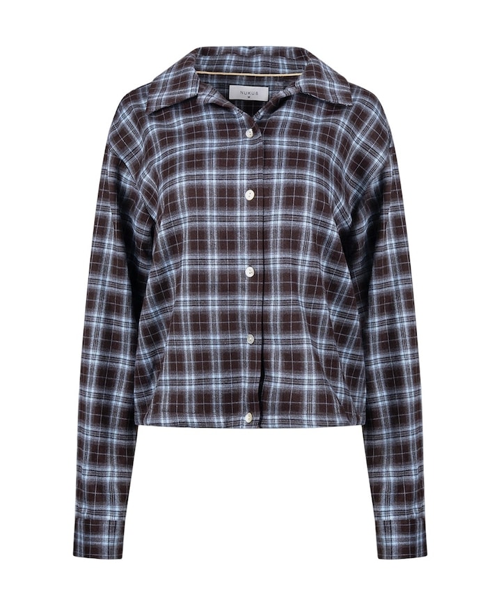 Dames blouse bruin