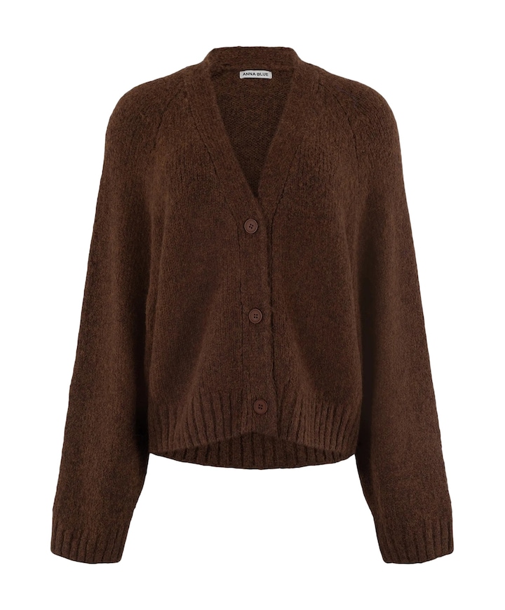 Dames vest bruin