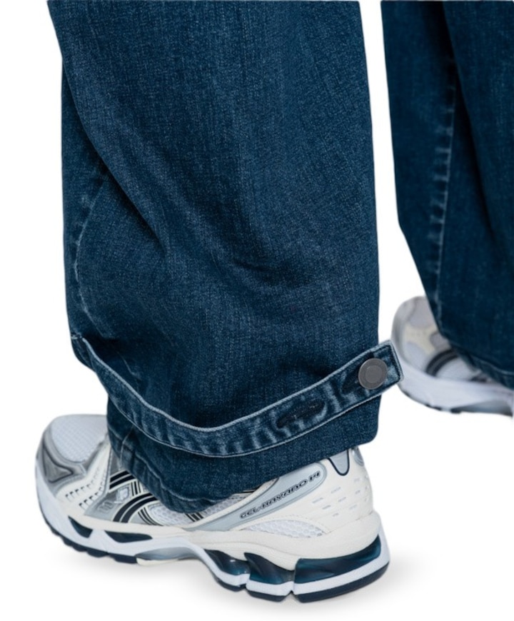 Barrel dames jeans blauw