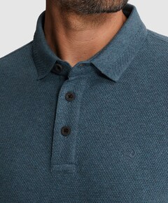 Heren polo blauw