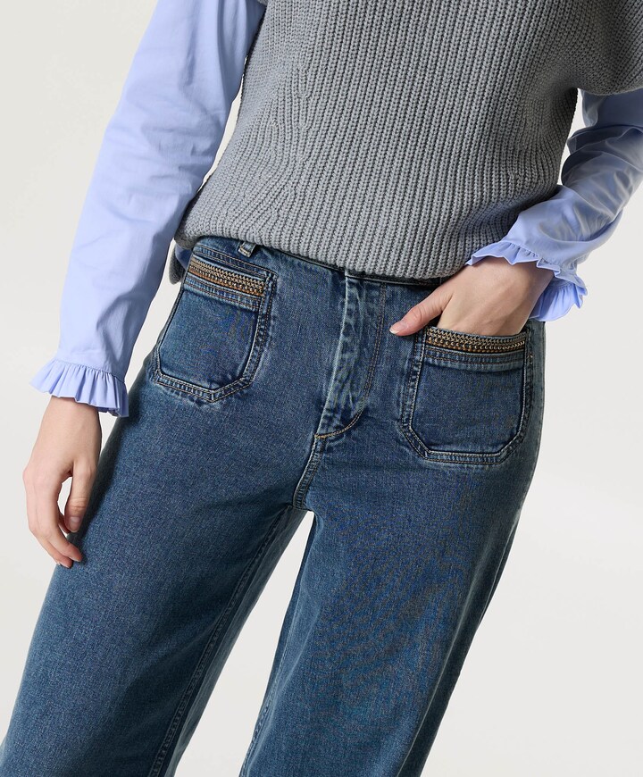 MMColette Linpos jeans blauw