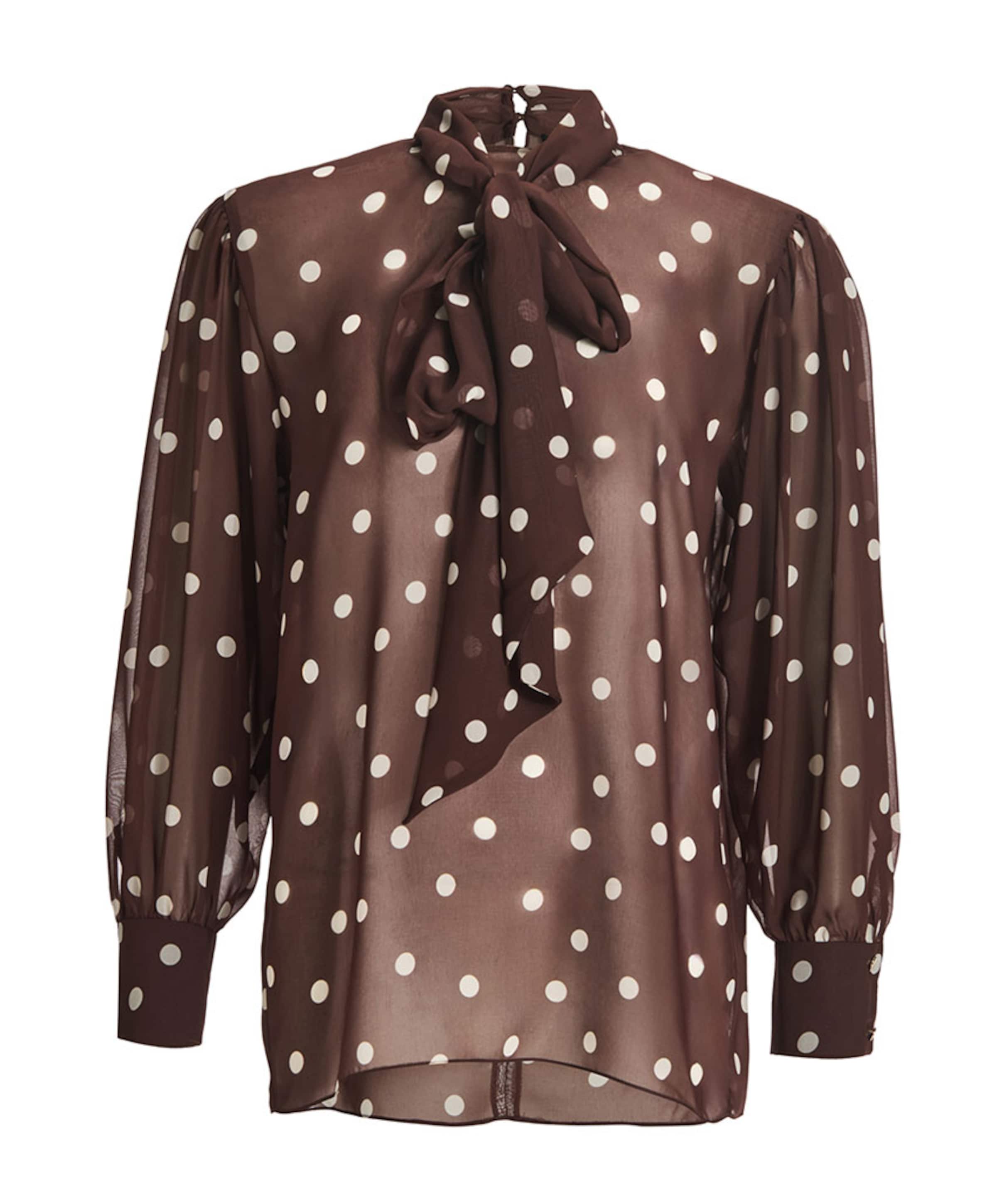Dames blouse bruin