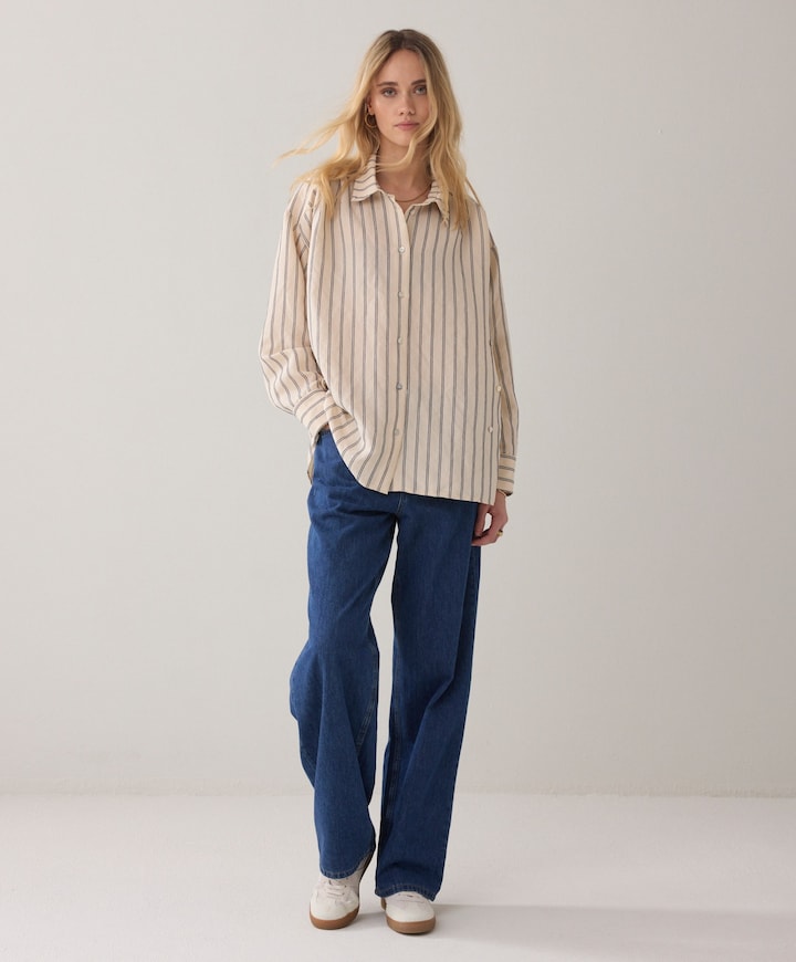 Dames blouse ecru