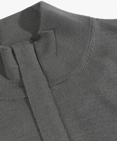 Heren trui met rits groen