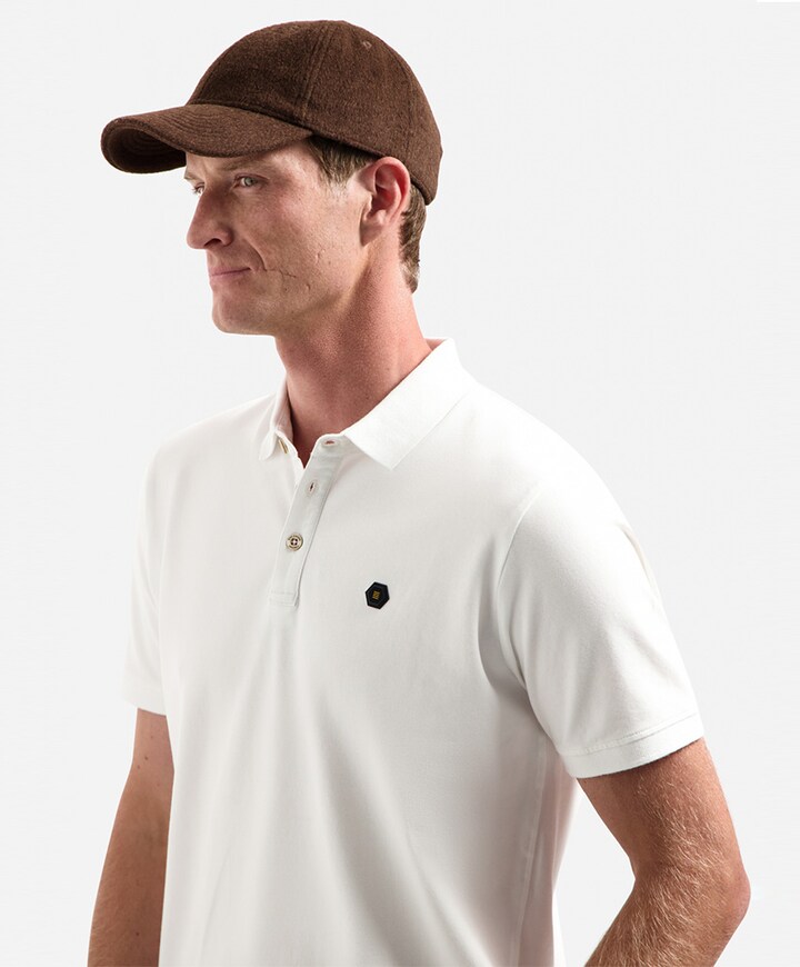 Heren polo wit
