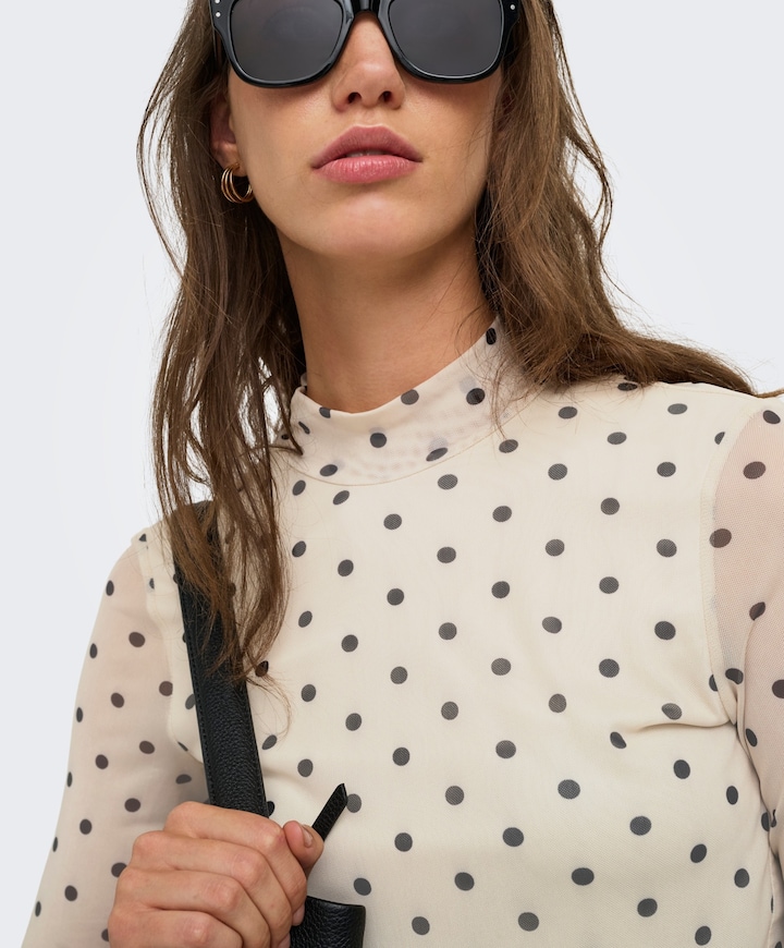 Dames top ecru