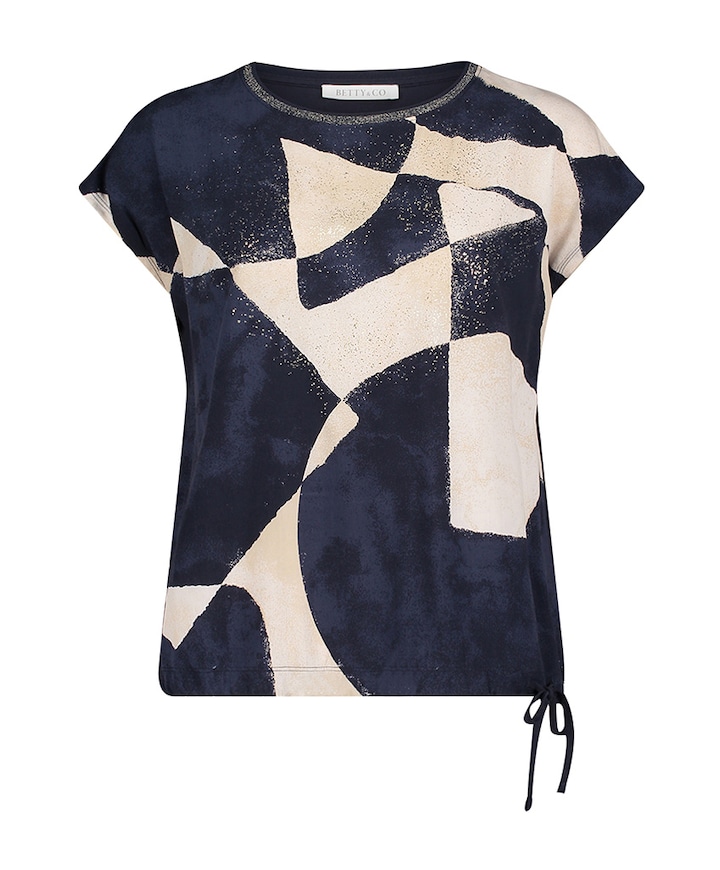 Dames t-shirt blauw