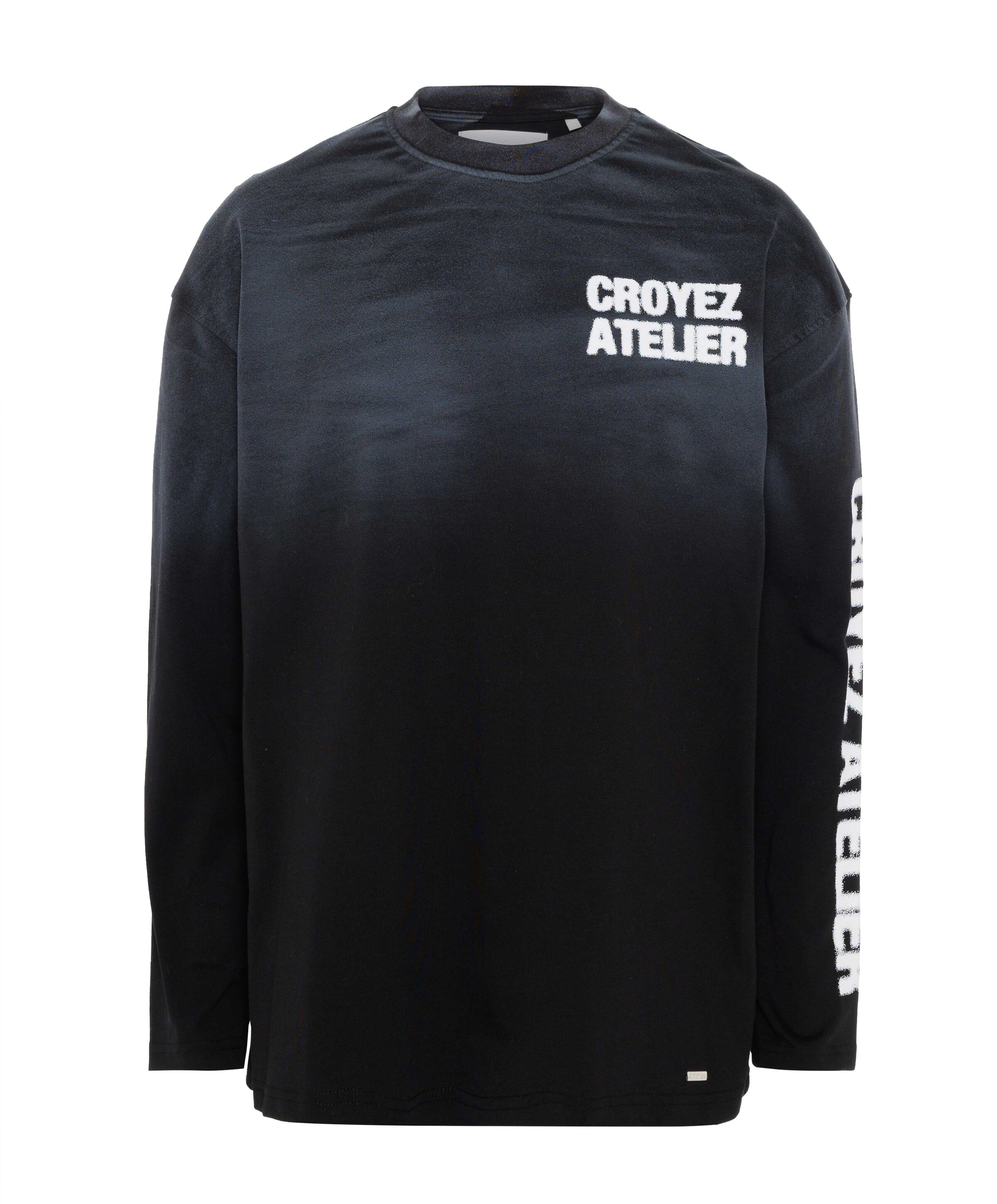 Heren longsleeve zwart