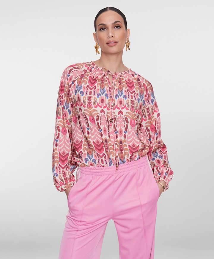 Dames blouse roze
