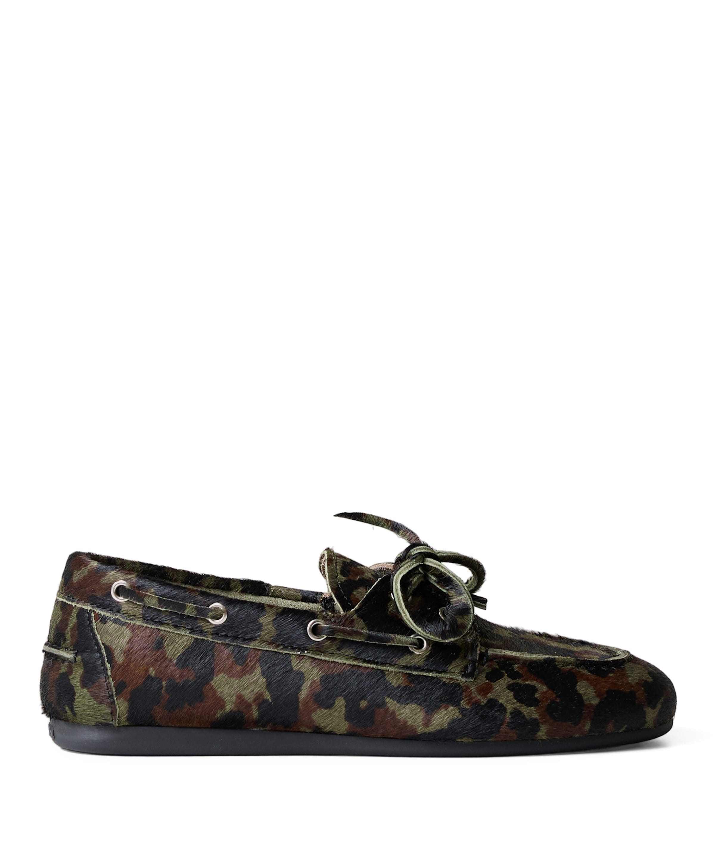 Boat loafer dames instappers groen