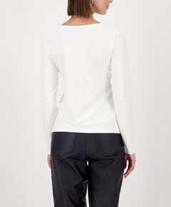 Dames longsleeve ecru