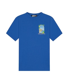 Heren T-shirt blauw