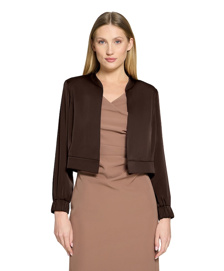 Dames blazer bruin
